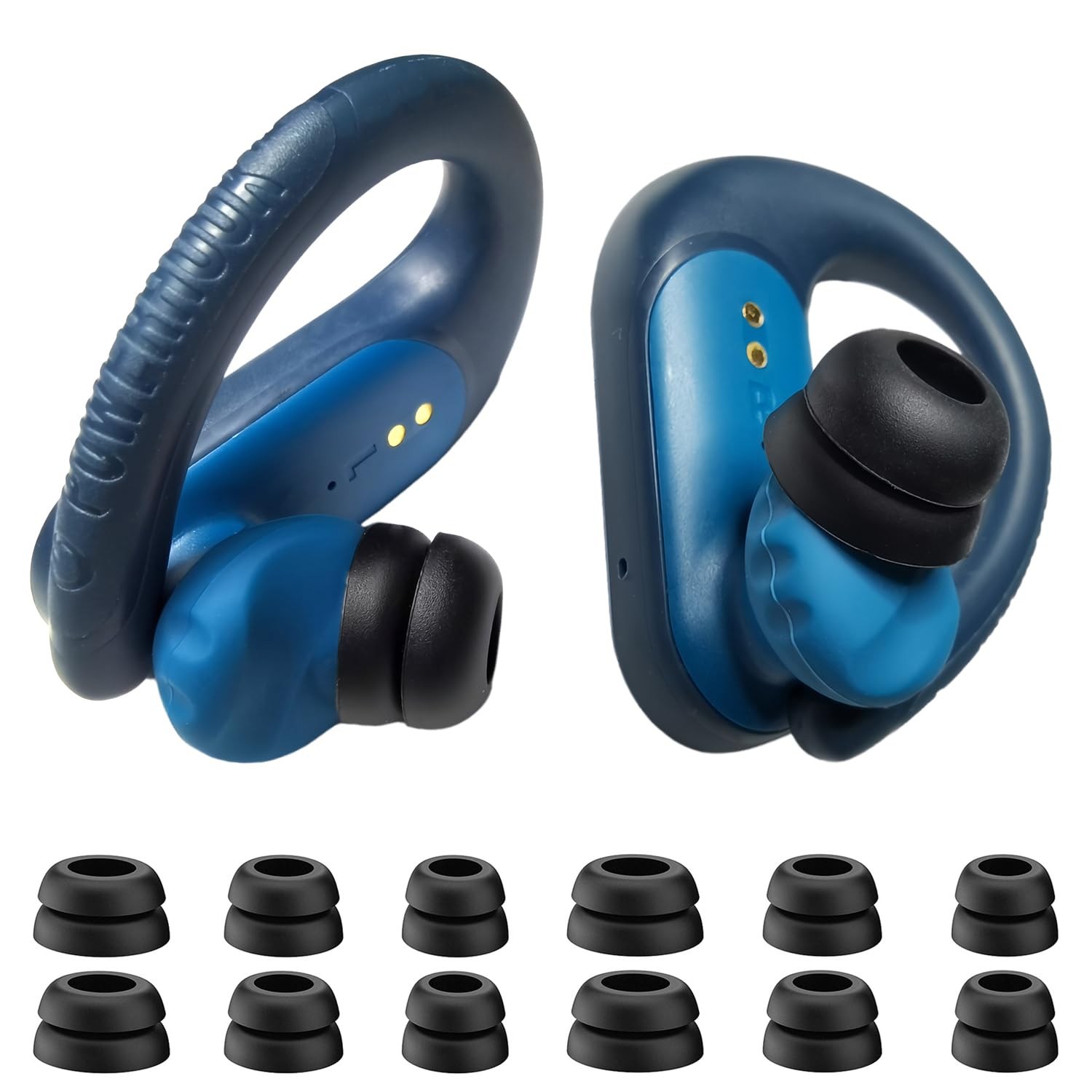 Pontas auriculares de flange dupla para JBL Endurance Peak 3/Peak